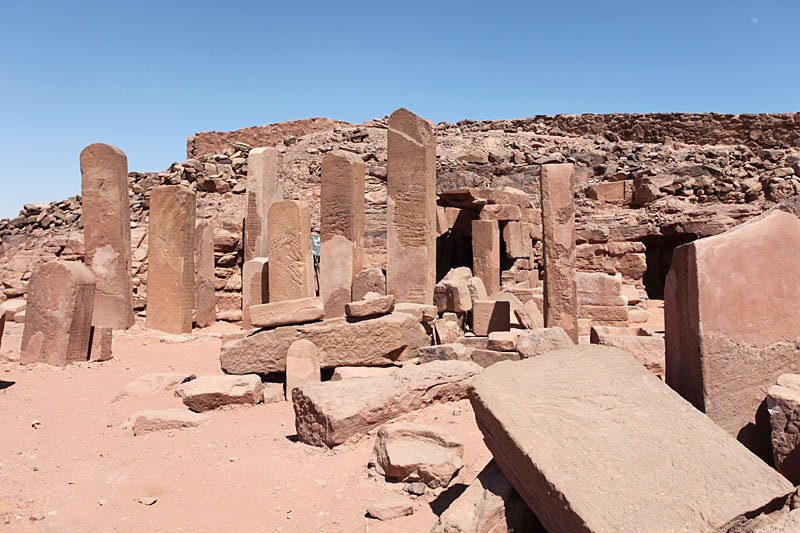 The two rock chapels of the Temple of Hathor at Serabit el-Khadim, South Sinai, Egypt