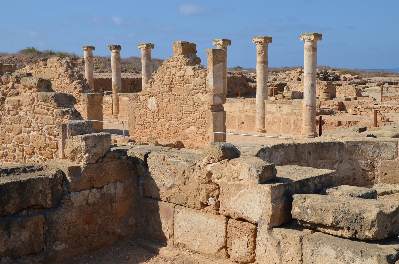 Ruins of the House of Theseus in the Paphos Archaeological Park, Cyprus, the Roman-era city where Sergius Paulus served as proconsul