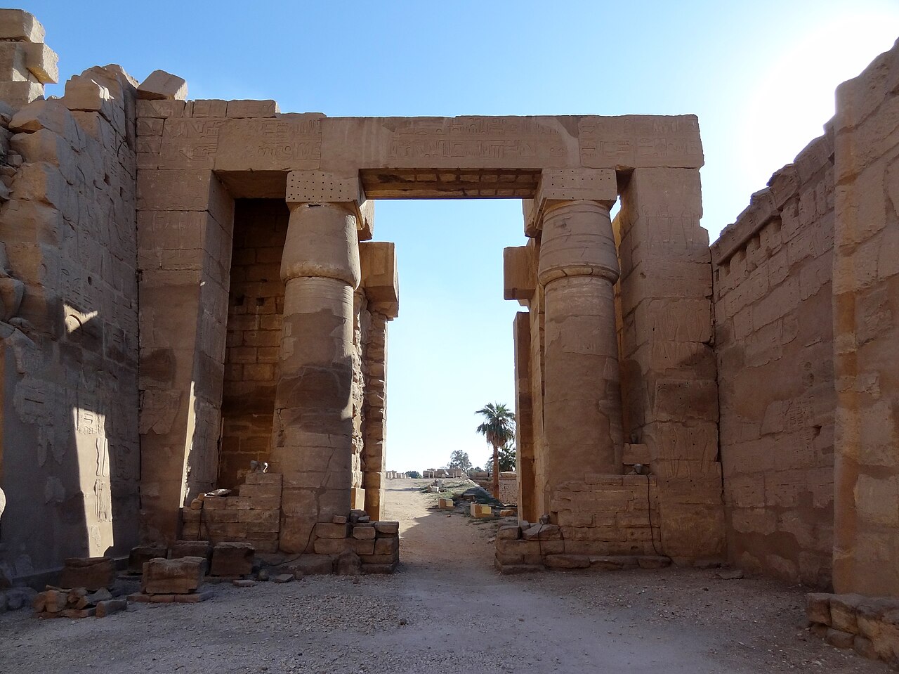 The Bubastite Portal at Karnak, where Shoshenq I recorded his campaign