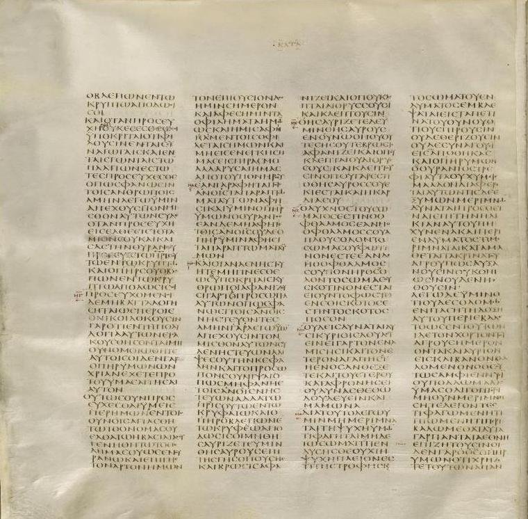 Codex Sinaiticus & Vaticanus
